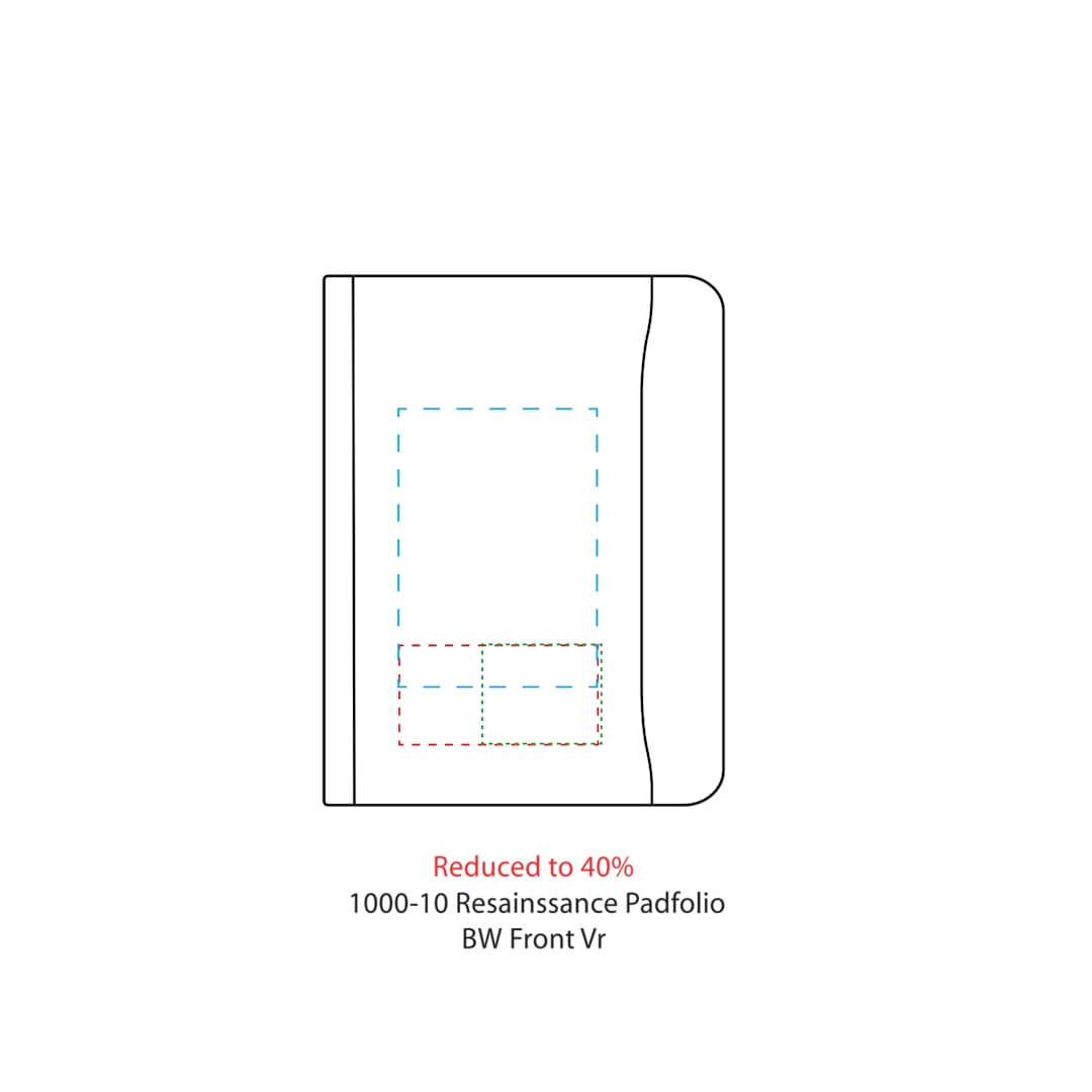 FSC® Mix Renaissance Zippered Padfolio 27