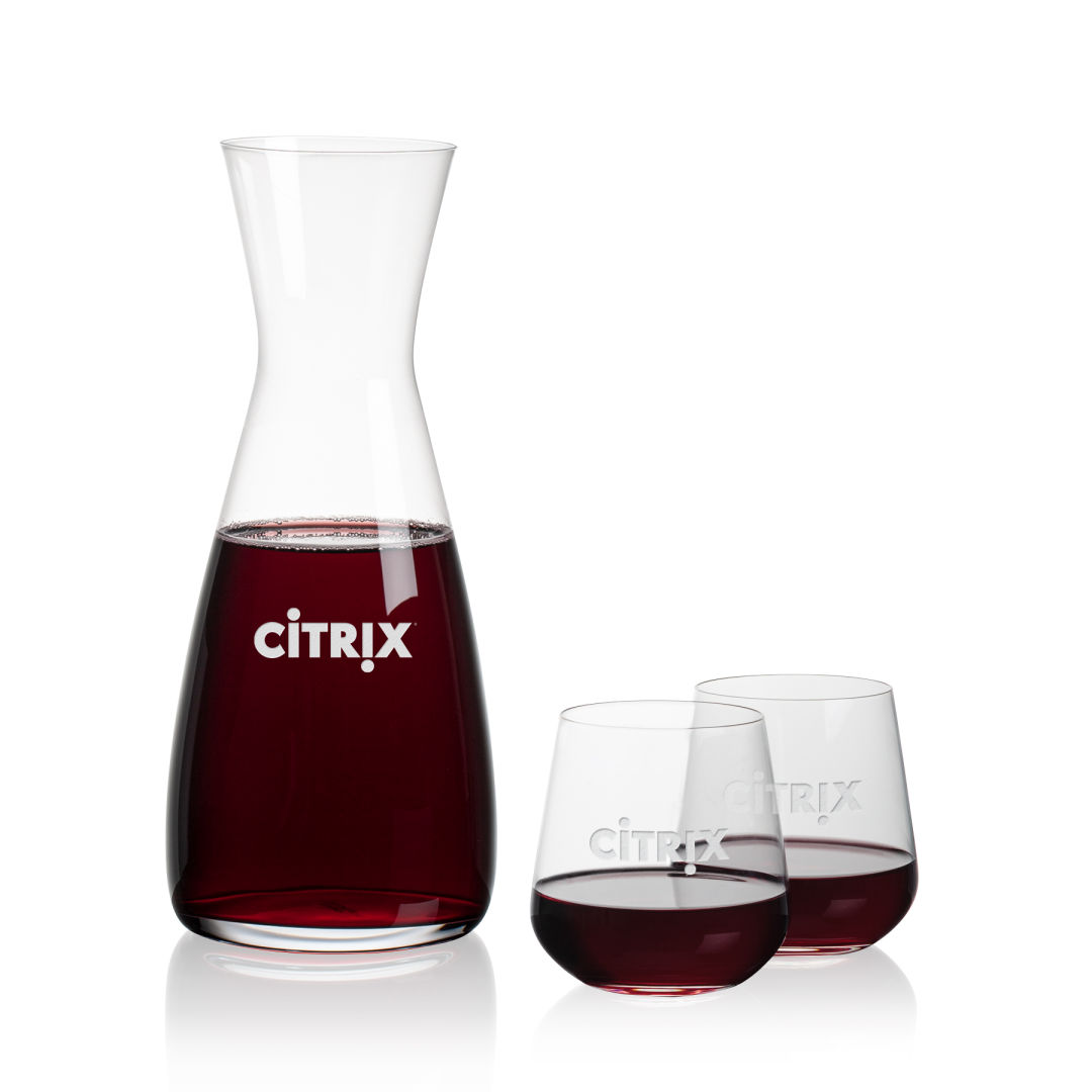 Portofino Carafe & Howden Stemless Wine 3