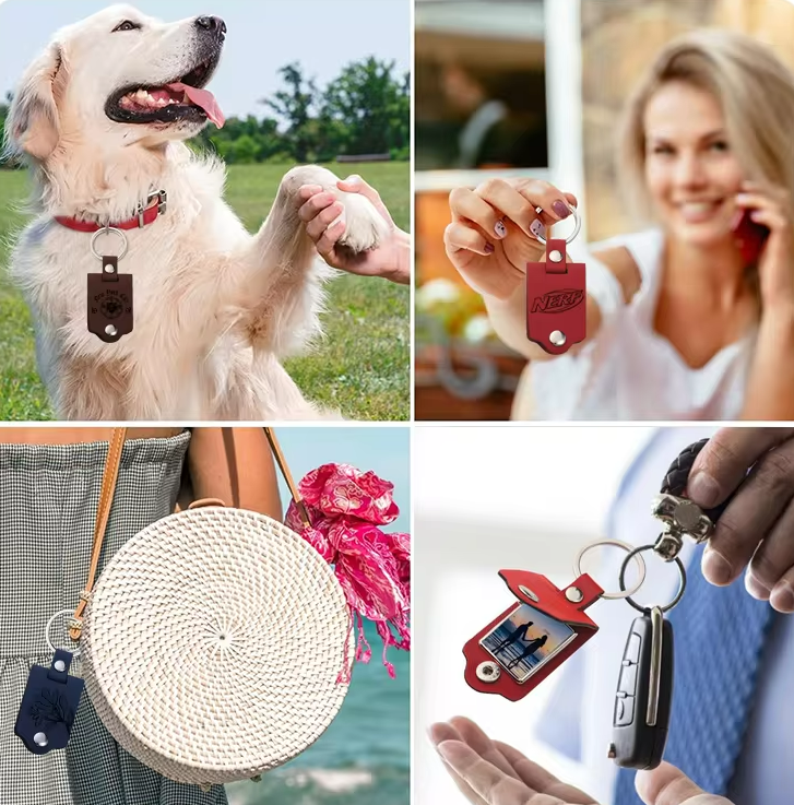 Personalized Leather Keychain 2