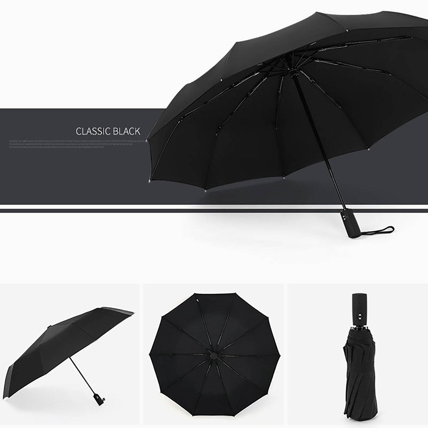 Automatic Anti-Wind Double Layer Commercial Large Umbrella 5