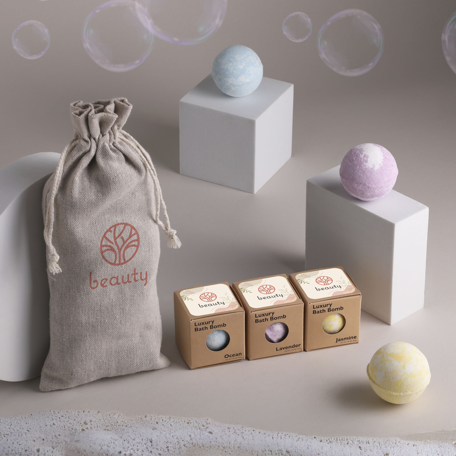 Luxury Bath Bombs 3 Piece Set 4