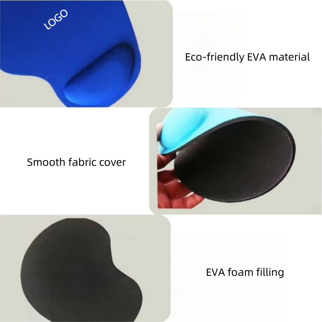 Ergonomic Mouse Pad With Gel Wrist Support 5