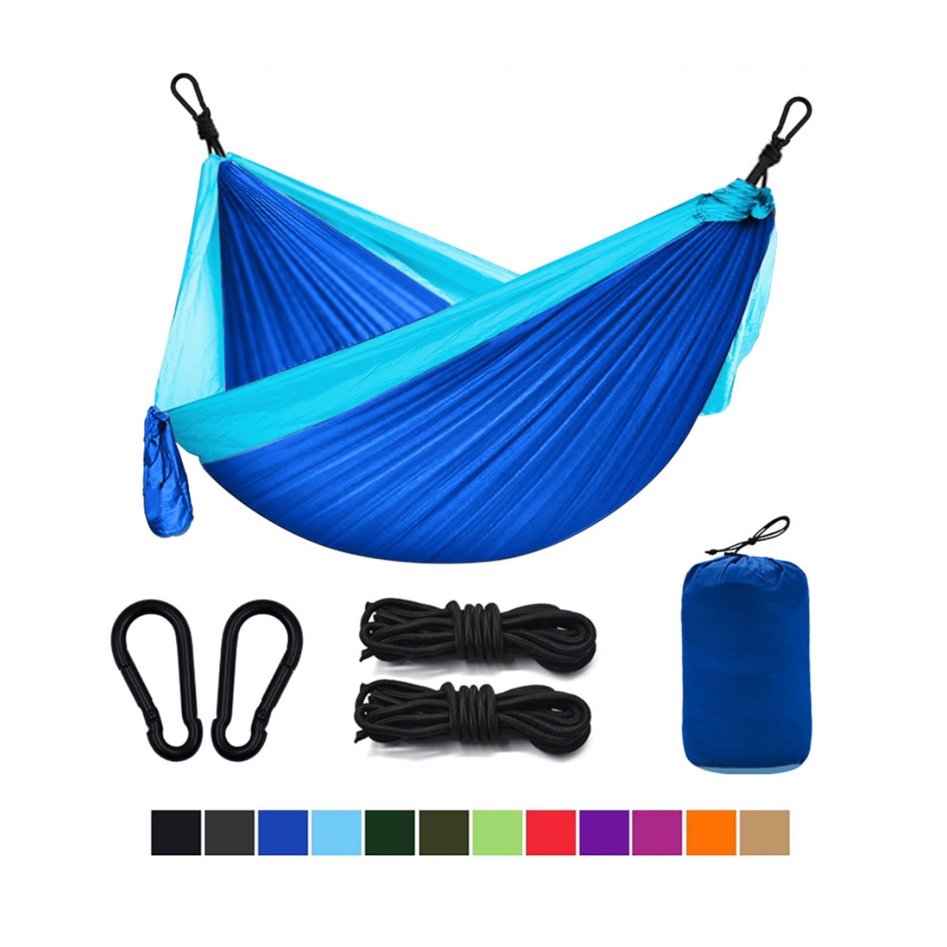 Outdoor Parachute Nylon Camping Hammock 4
