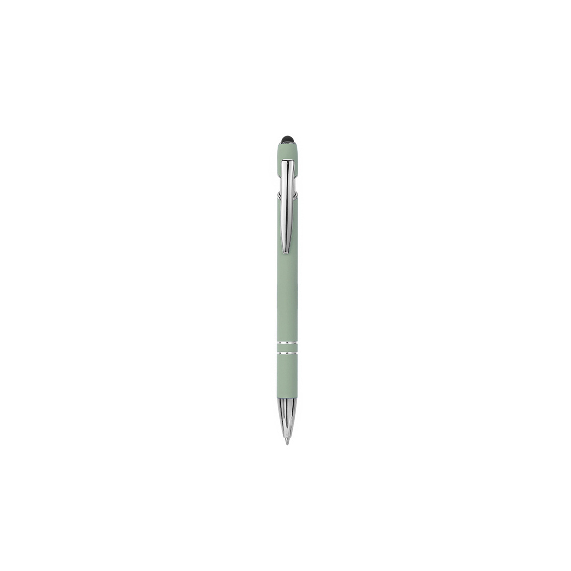 Aluminum Stylus Pen With Rubberized Finish And Plunger Action 14