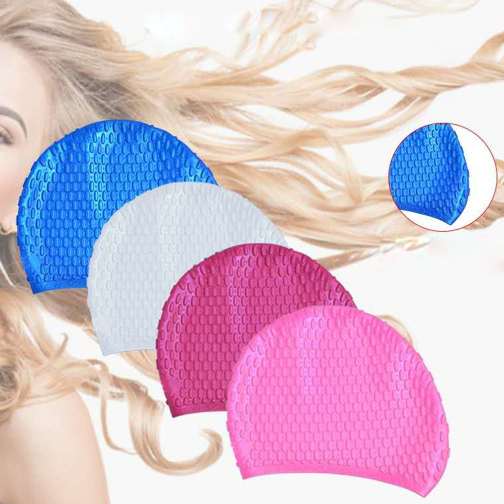 Non-slip Swimming Cap for Long/Curly/Braids Hair 1