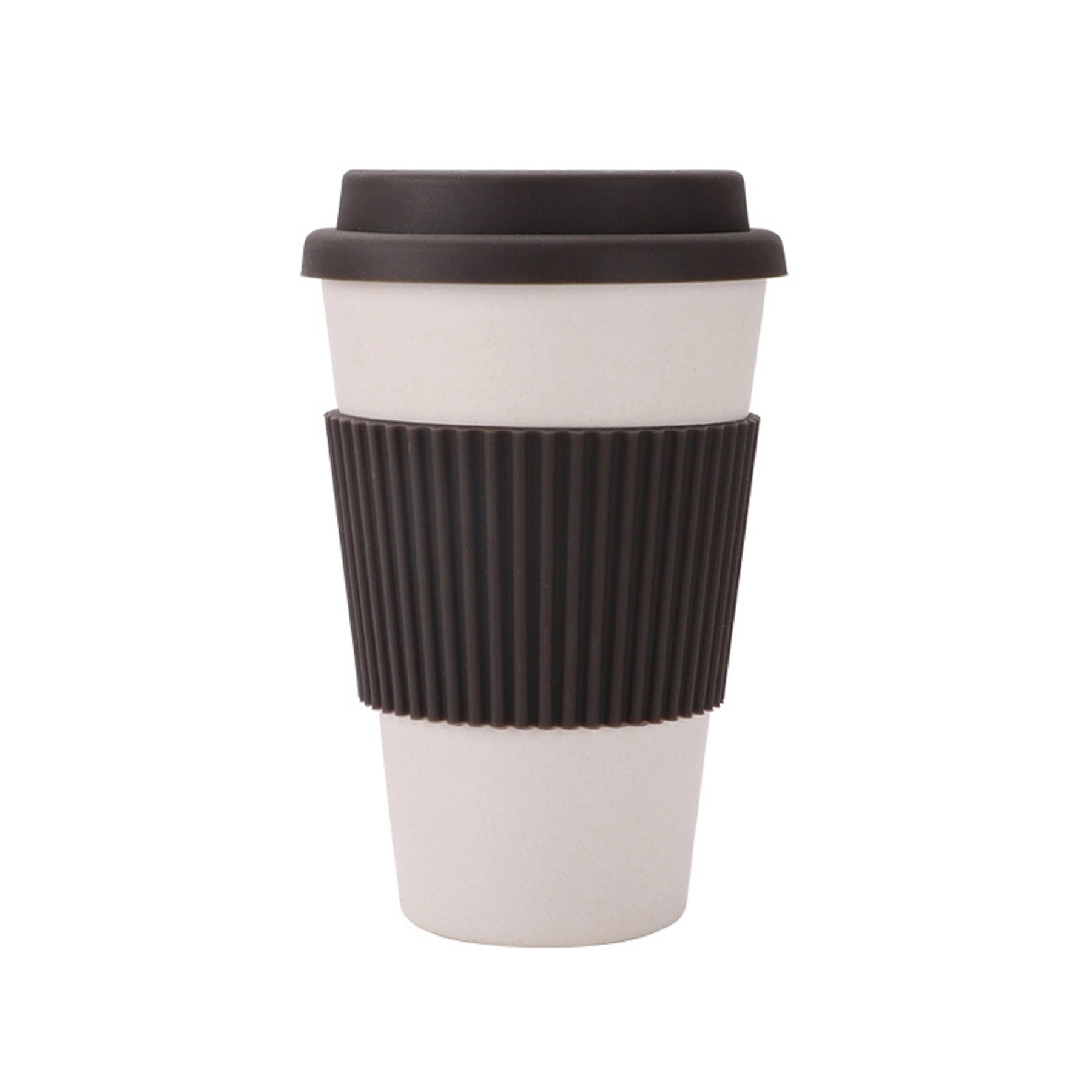 10 OZ Bamboo Fiber Reusable Coffee Cup 6