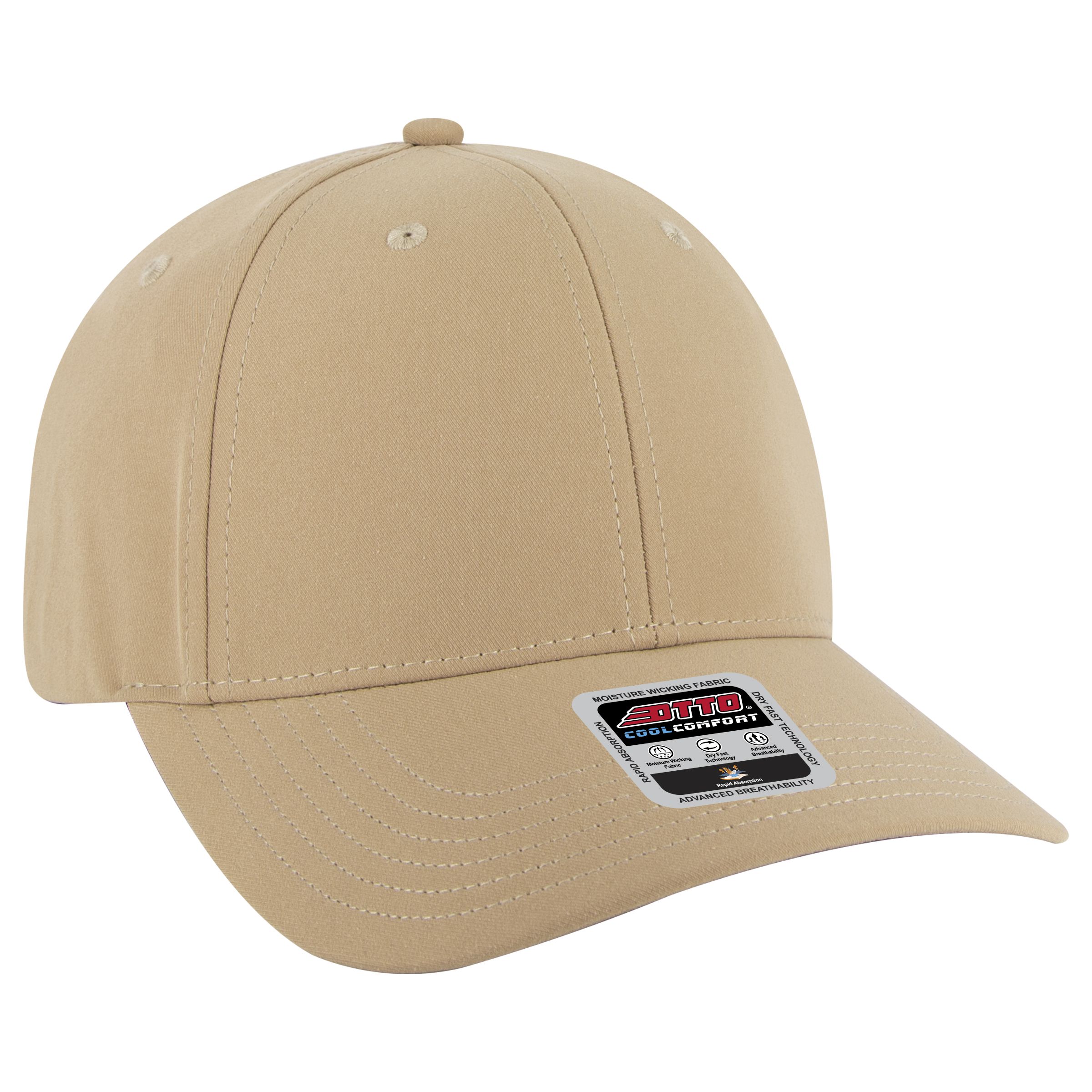 OTTO CAP® 6 Panel Low Profile Baseball Cap 2