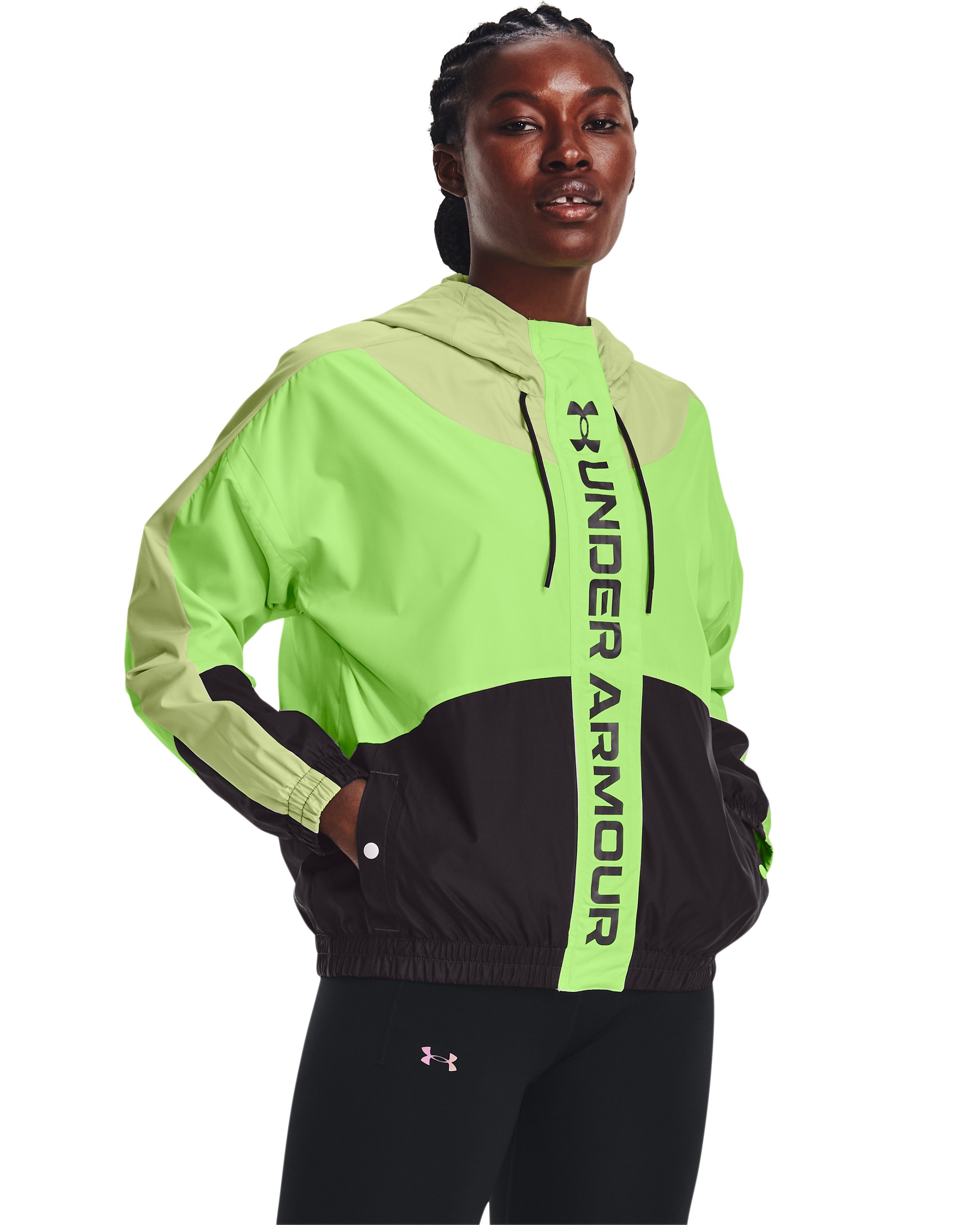UA RUSH Woven Women's Full-Zip Jacket 6