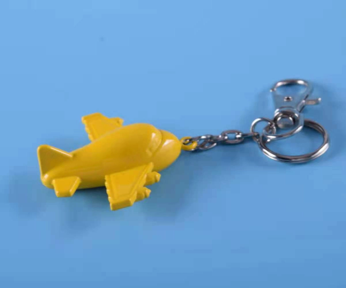 Vintage Metal Key Chain Diecast Aircraft Model 6