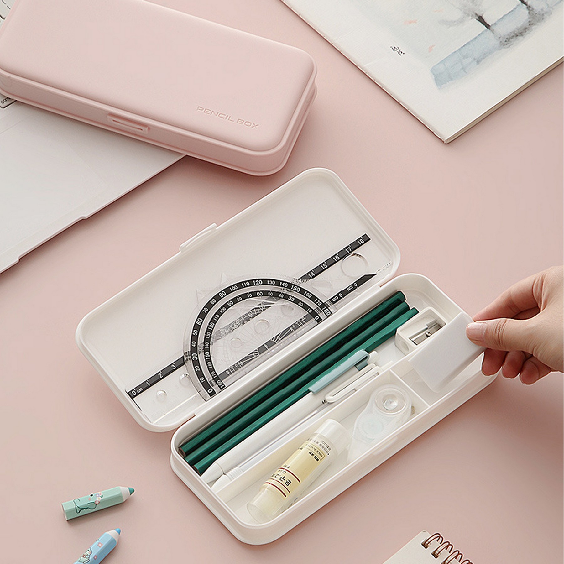 Plastic Pen Pencil Case 3