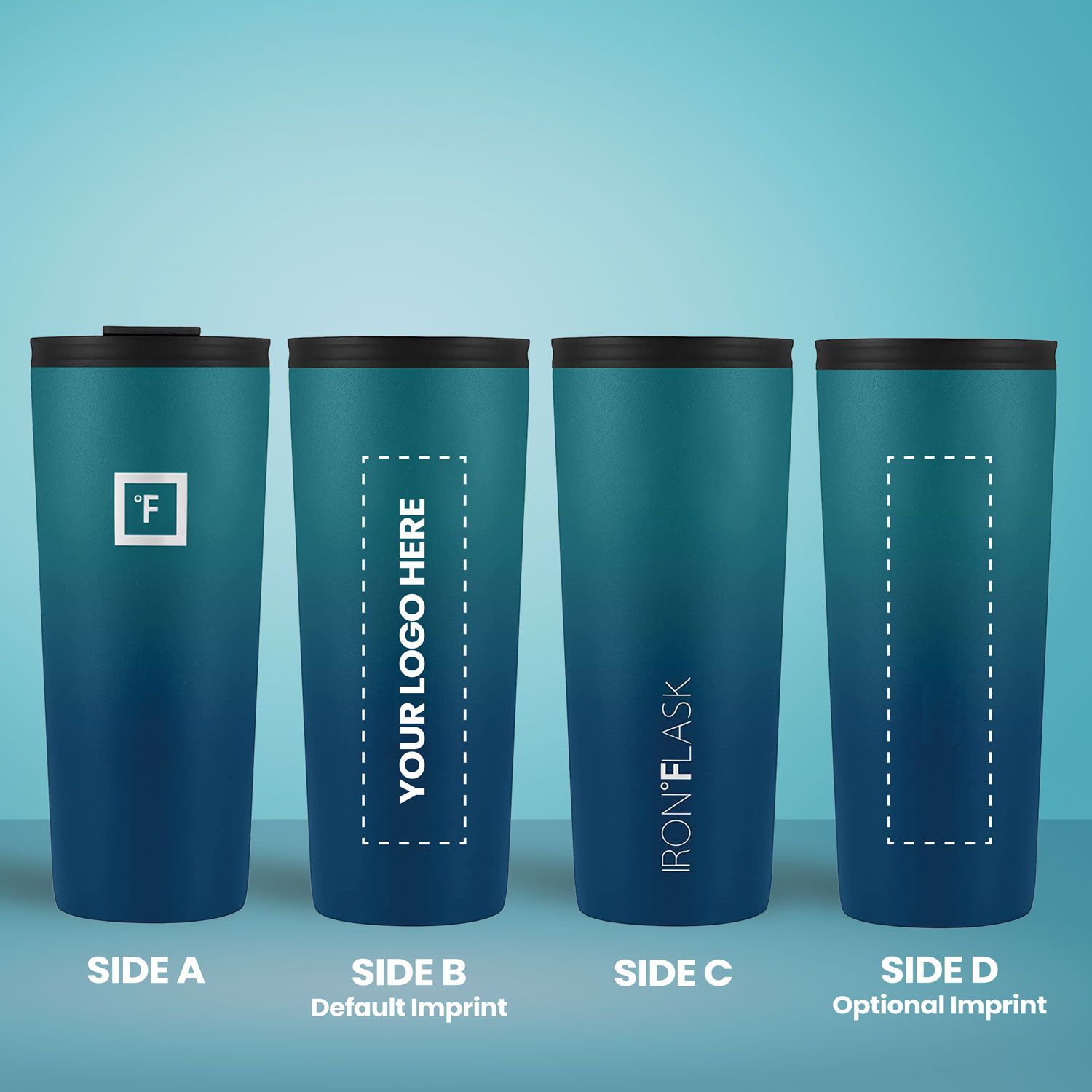 IRON FLASK CLASSIC TUMBLER 2.0 GRADIENT 24 OZ