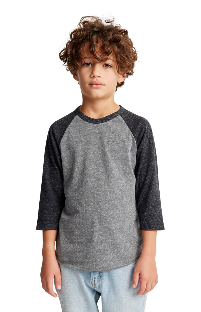 Youth Triblend Raglan Baseball Shirt 2