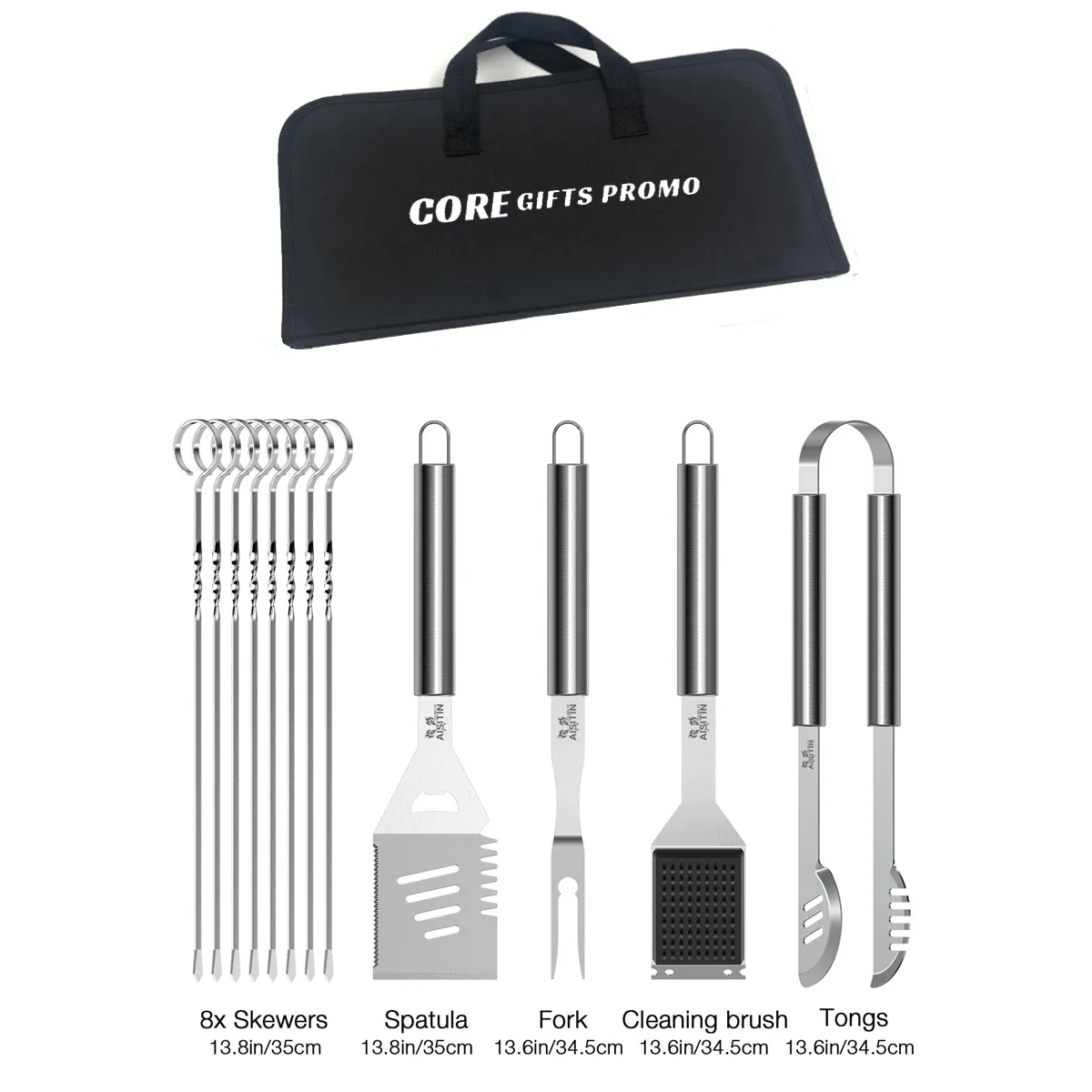 35PCS Grill Accessories BBQ Tools Set Stainless Steel Kit 2