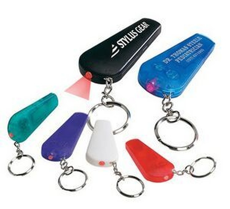 Whistle Safety Light Key Chain 1