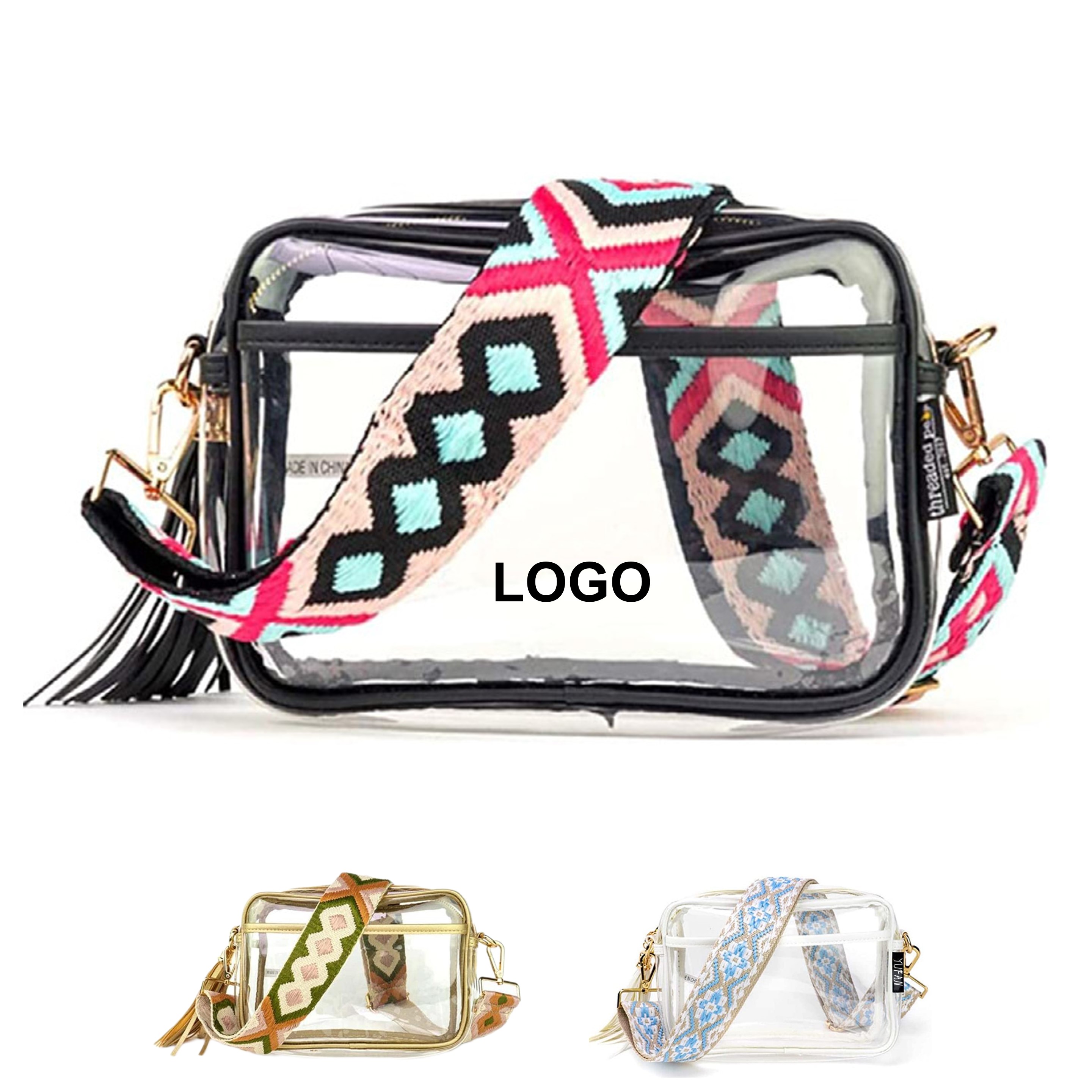 Clear Crossbody Purse Bag (direct import) 2