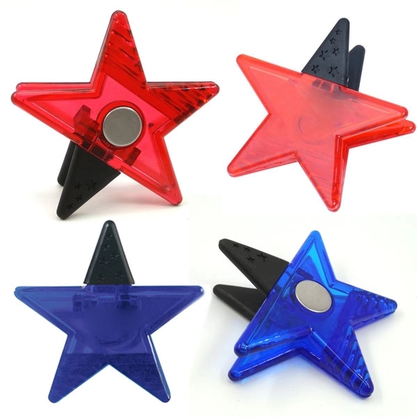 Star Shaped Plastic Memo Clip 6