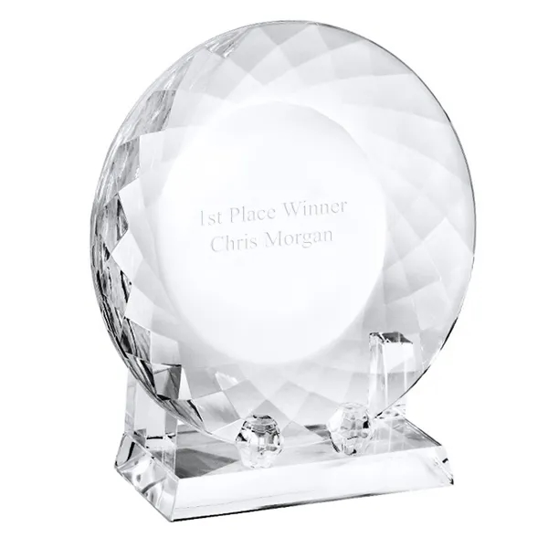 Optical Crystal Display Plate & Stand 5