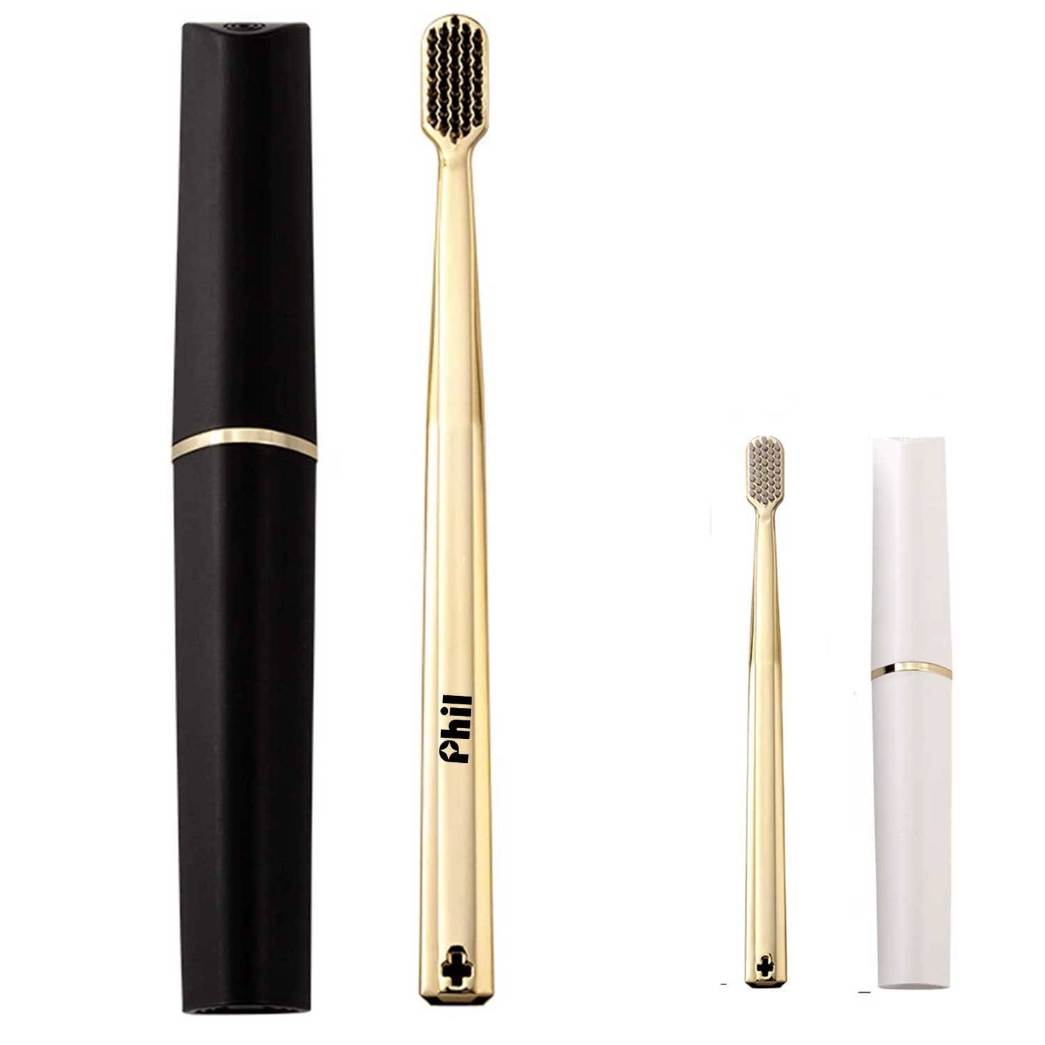 Gold-Plated Soft Toothbrush - Gentle Gum Care