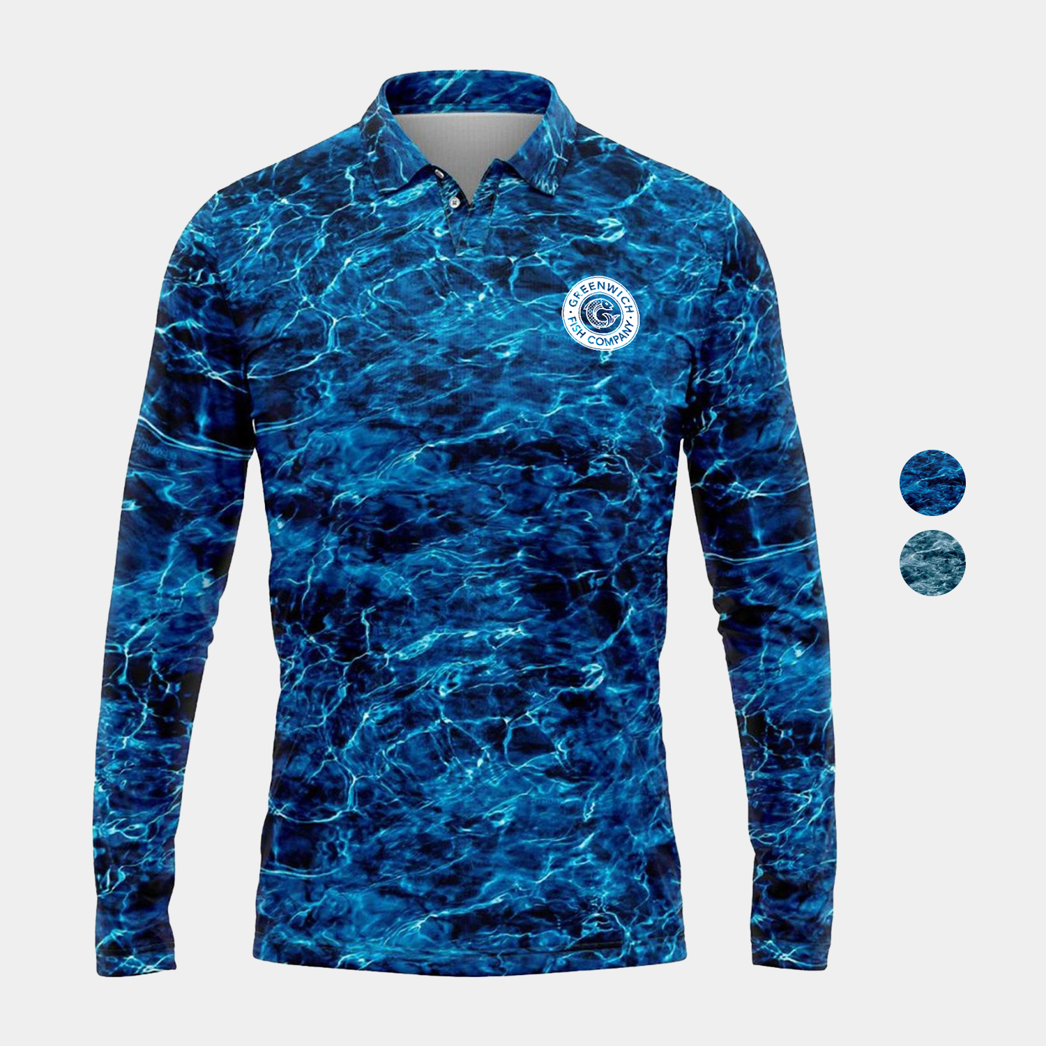 Mossy Oak® Men's 4.4 oz. Polyester Interlock Long Sleeve Polo Shirt, UPF 50+ 4