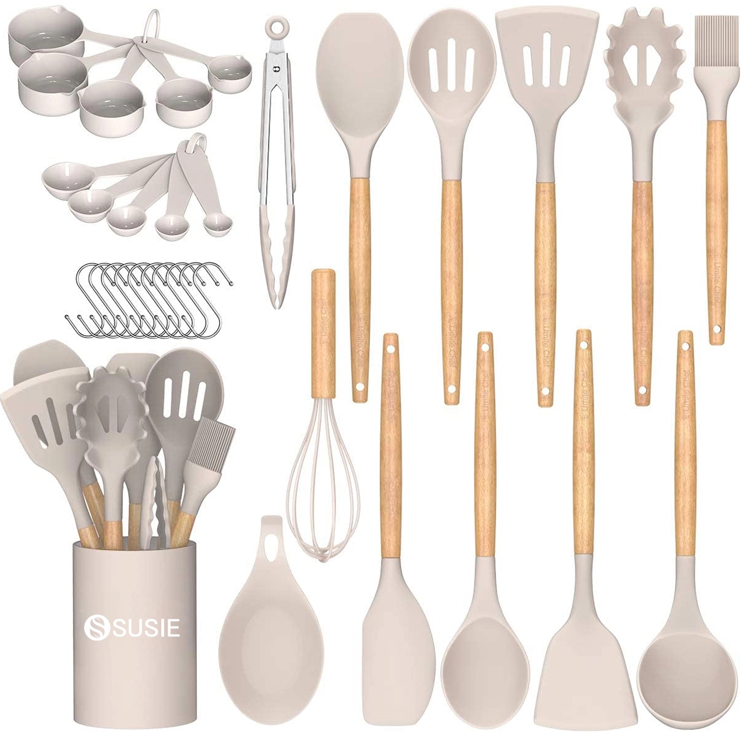 Silicone Cooking Utensils Set 1