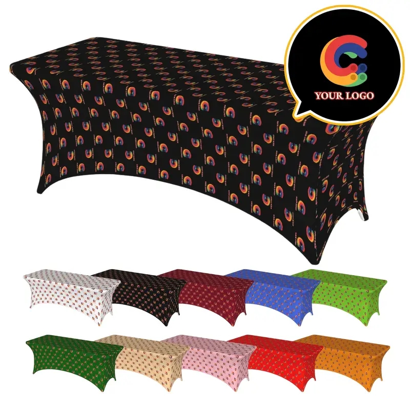 4FT Customized Full-Color Logo Exhibition Tablecloths 2