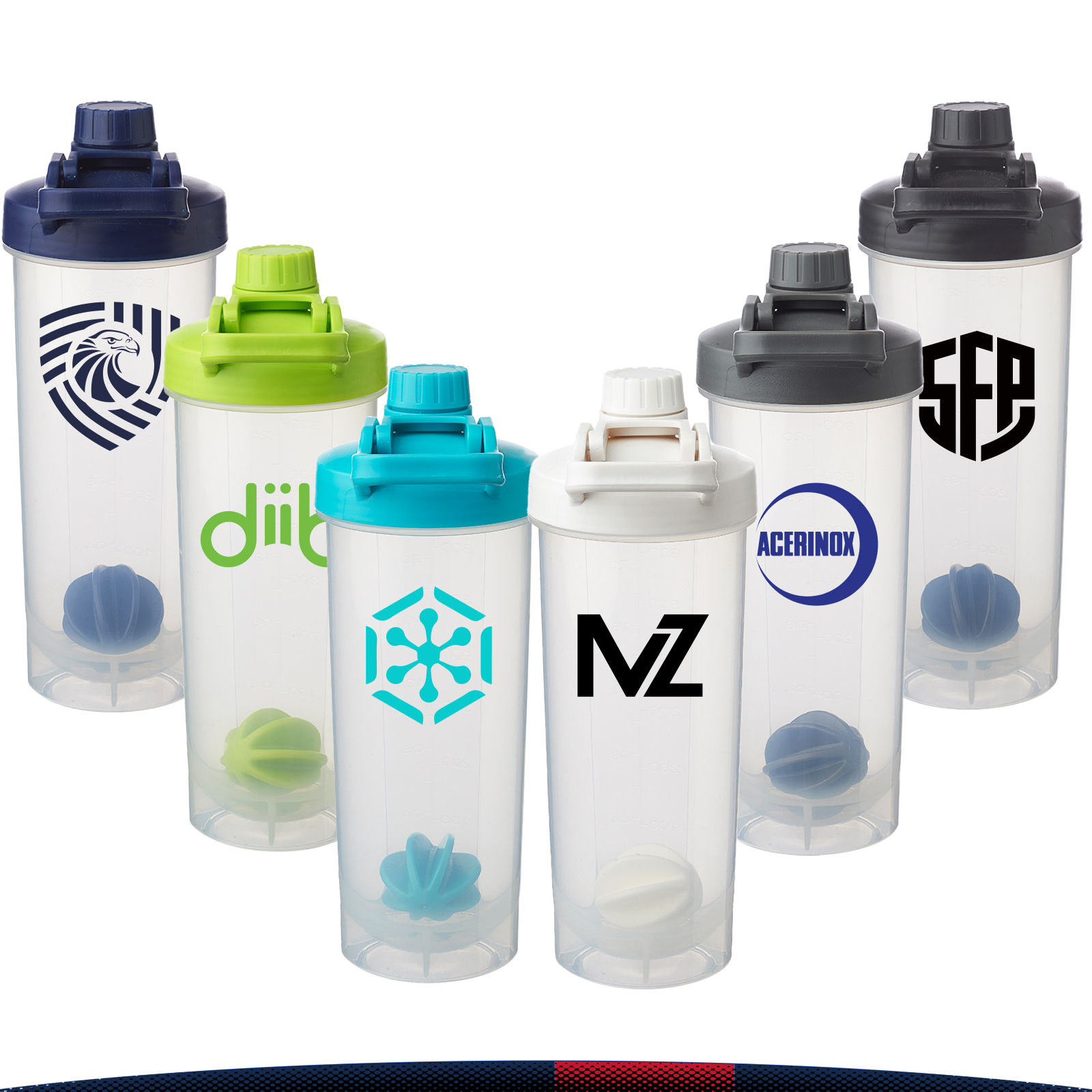 Casful Plastic Shaker Bottle - 24 OZ. 9