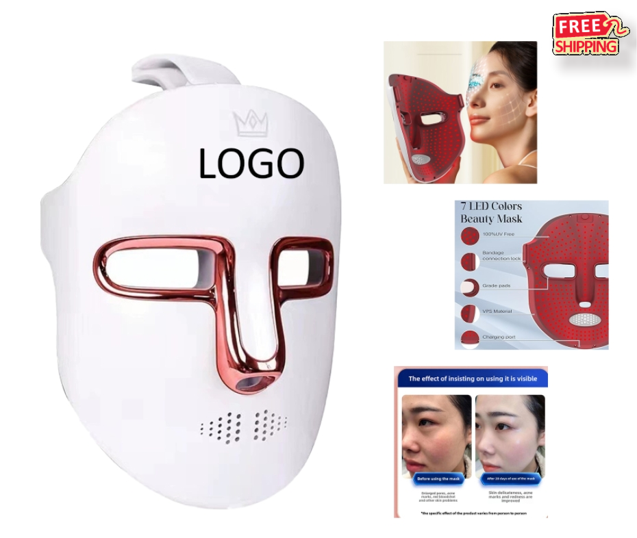 7 Color LED Light Therapy Face Mask 3