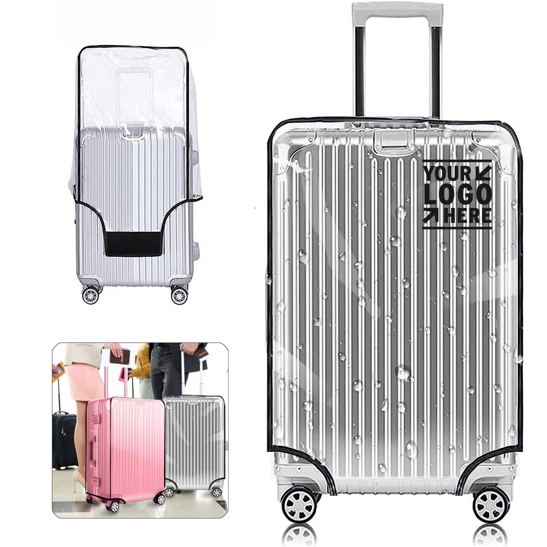 28 Inch Clear PVC Waterproof Luggage Cover 2