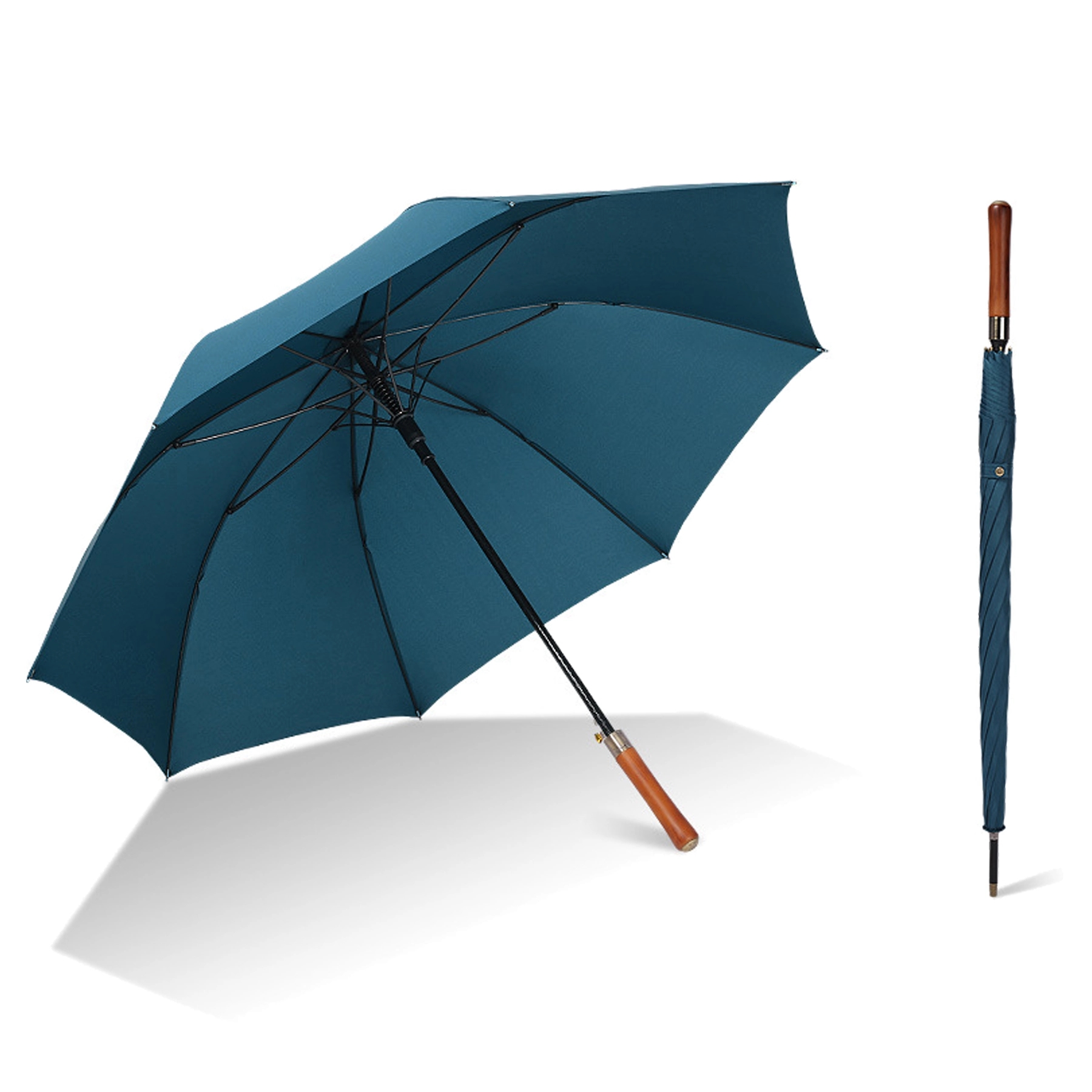 Oversize Golf Umbrella w/ Wood Handle 6
