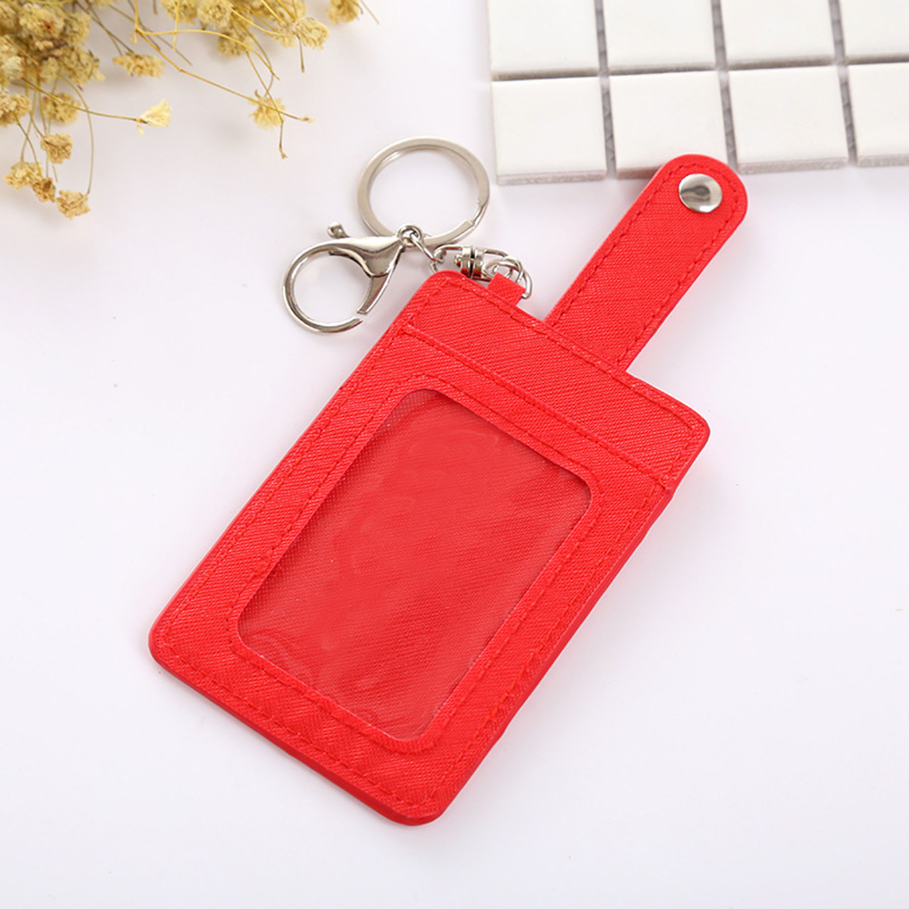 ID Card Holder Keychain 7