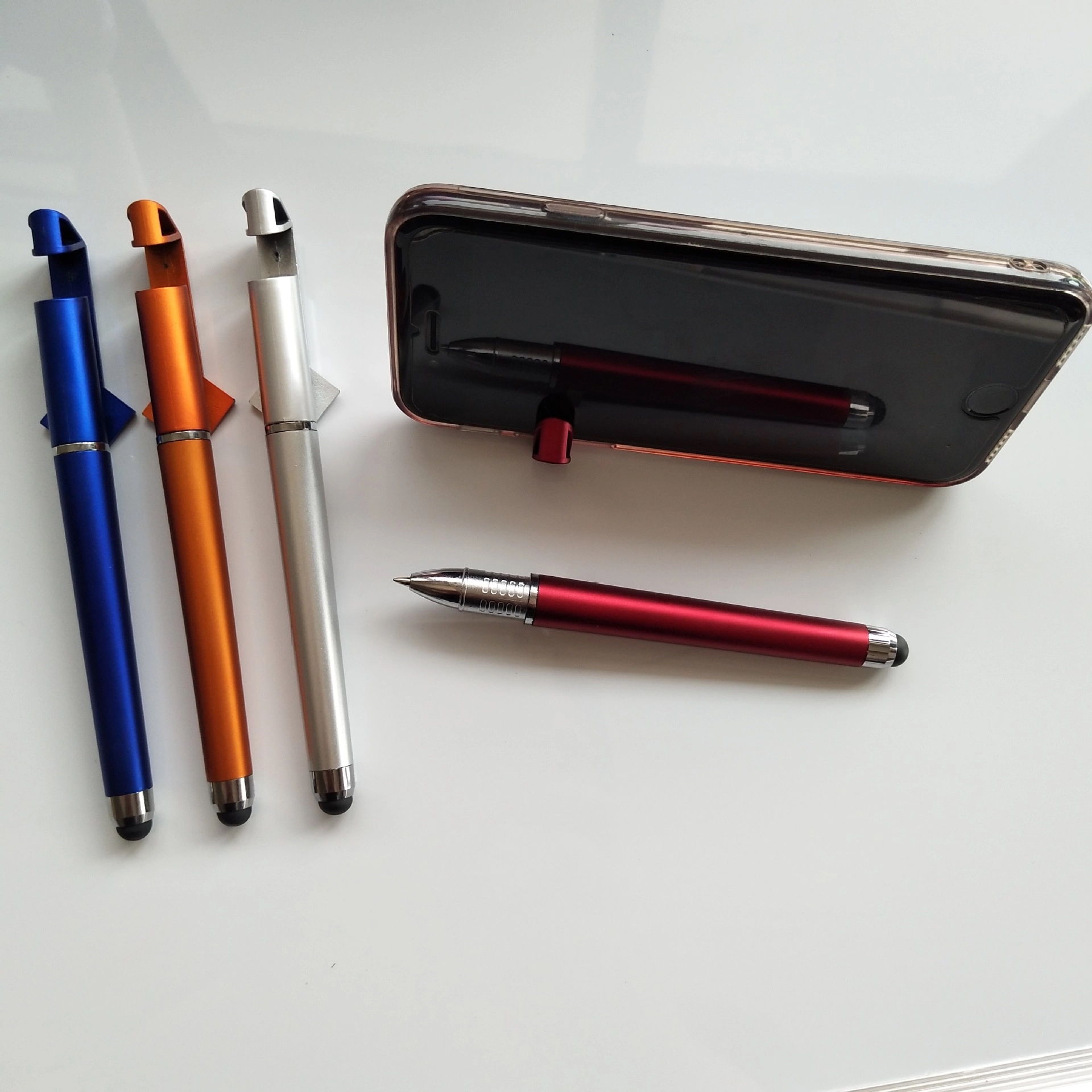 Stylus Ballpoint Pen with Phone Stand 4
