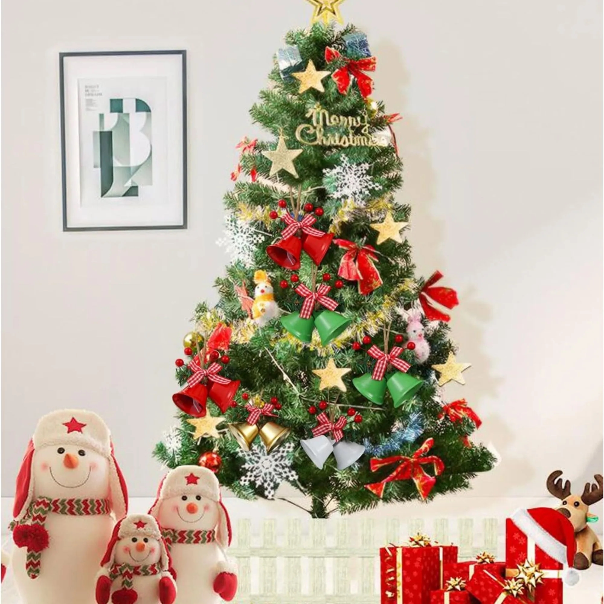 Double Bell Christmas Decorative Pendant 2