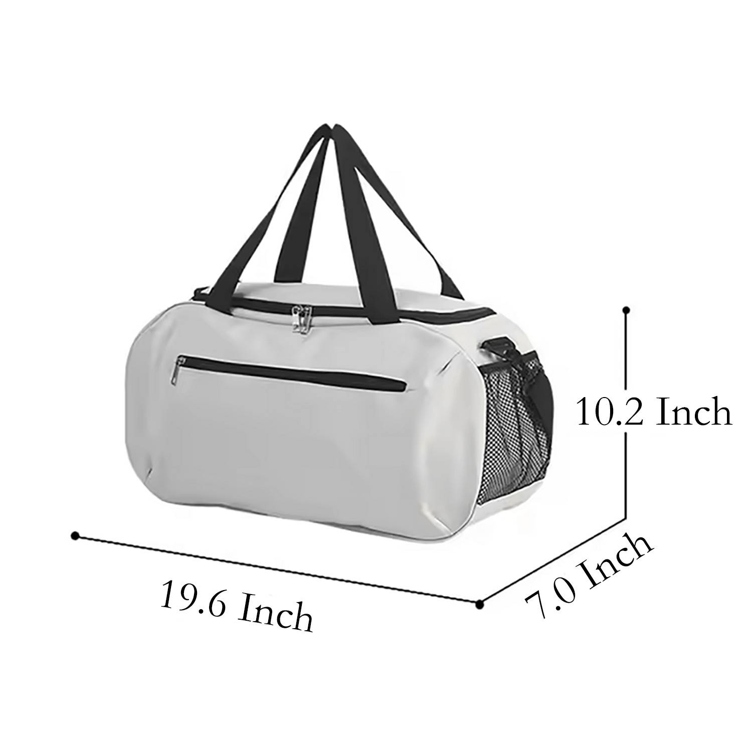Solid color travel sports and fitness bag 2