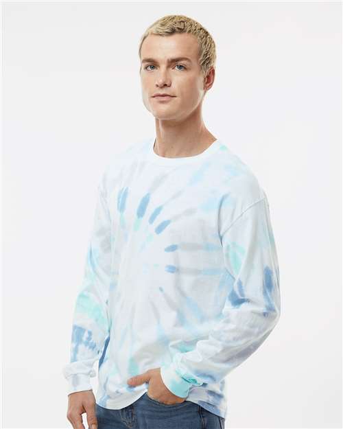 Unisex Tie-Dyed Long Sleeve T-Shirt - 2000 49