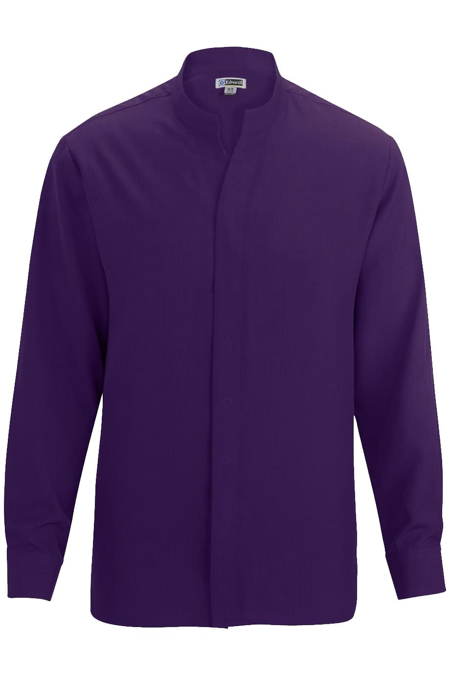Mens Stand-Up Collar Shirt 7
