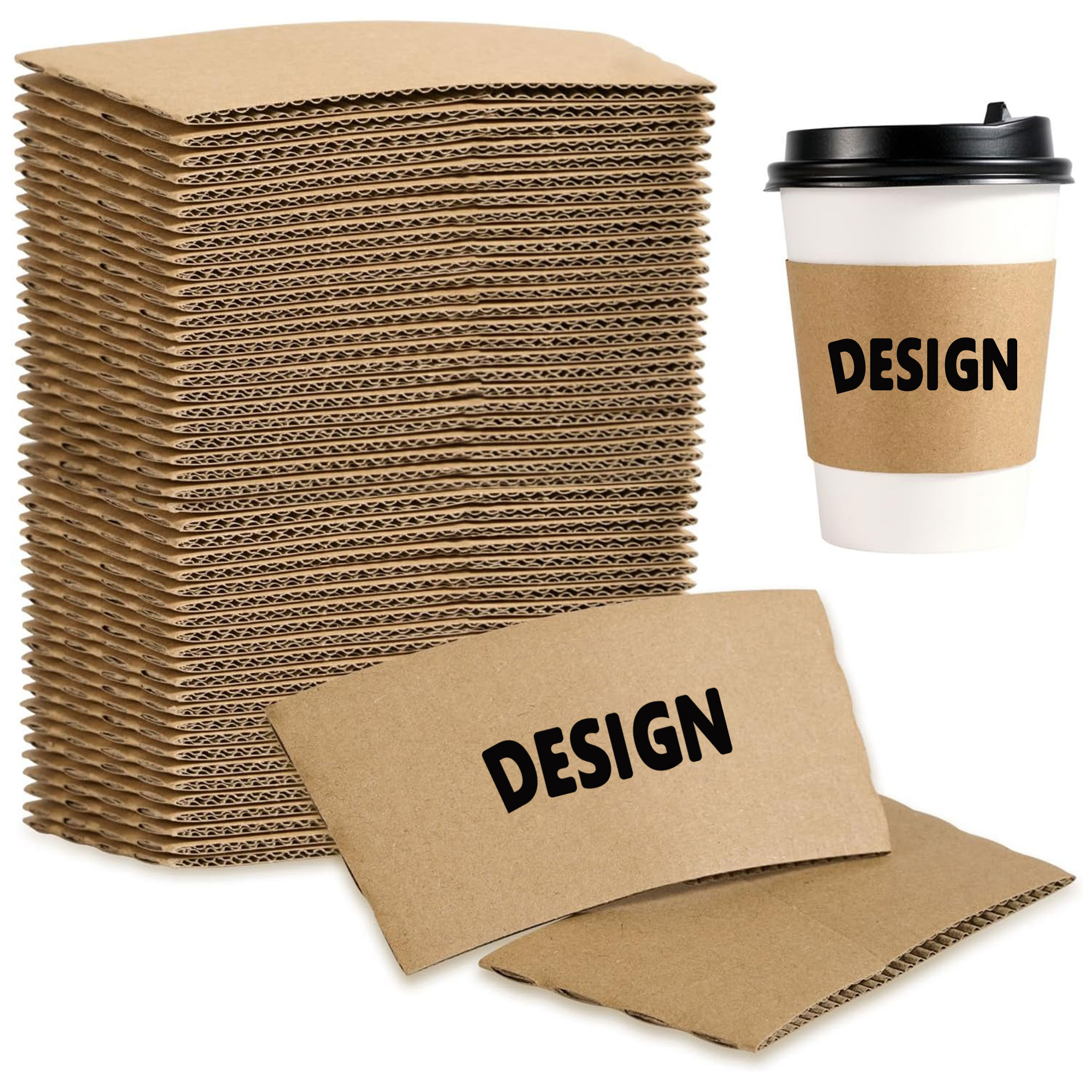 Disposable Cold Drinks Iced Insulator Cozy Sleeve 3