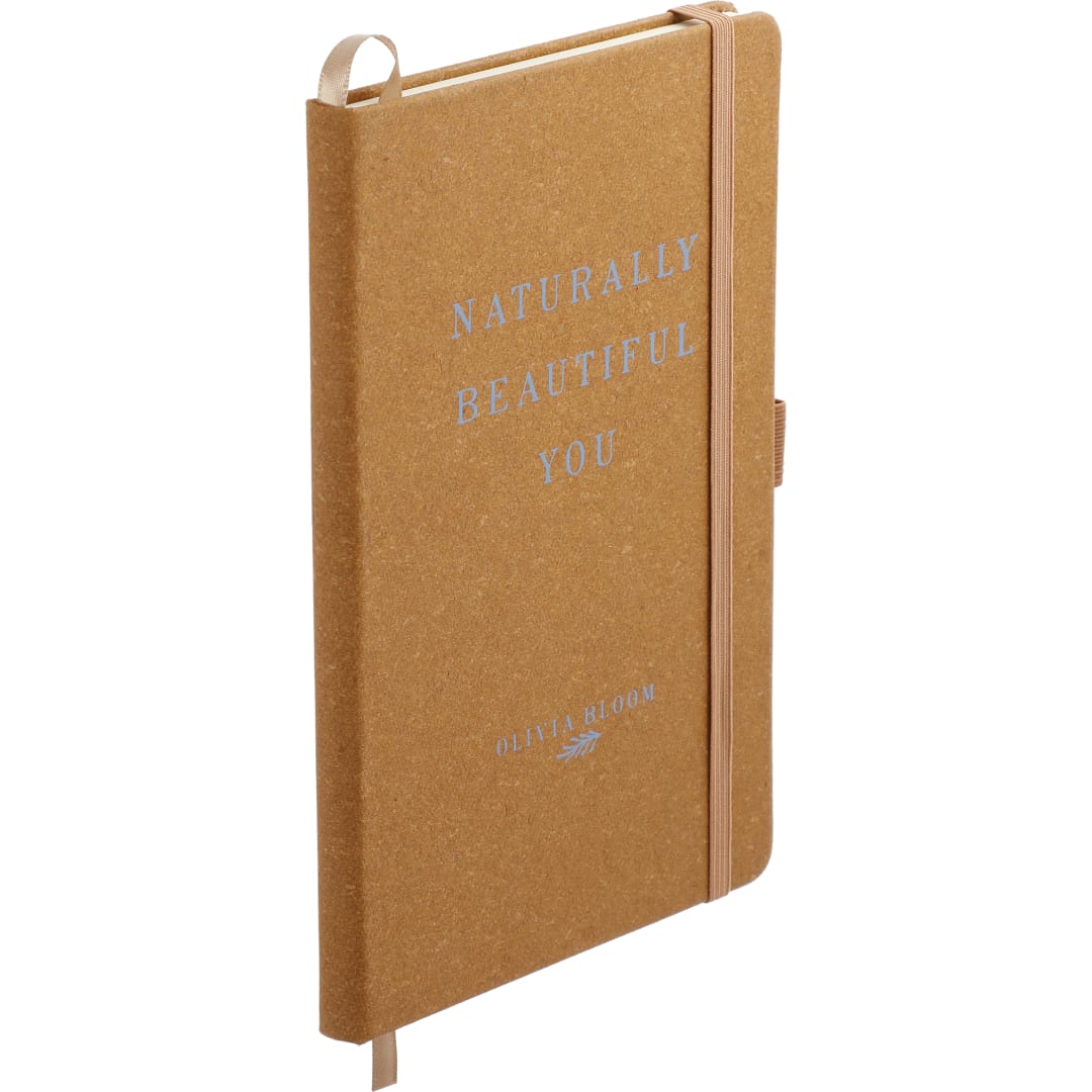 FSC® Mix 5.5" x 8.5" Recycled Leather Bound Journa 76