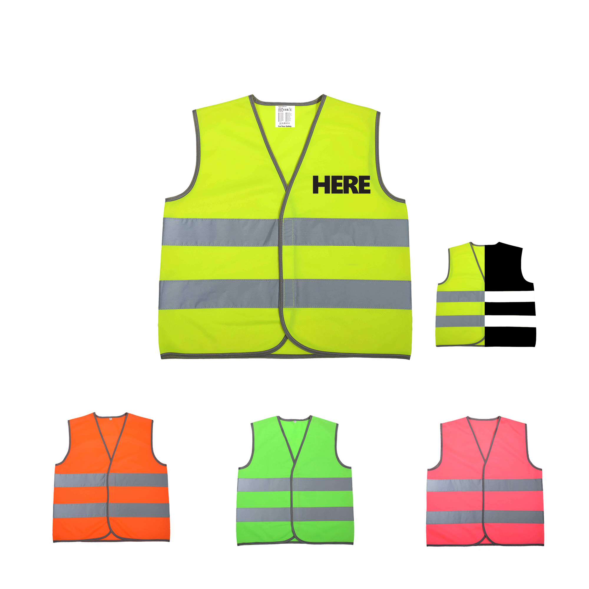 High Visibility Kids Safety Vest 2