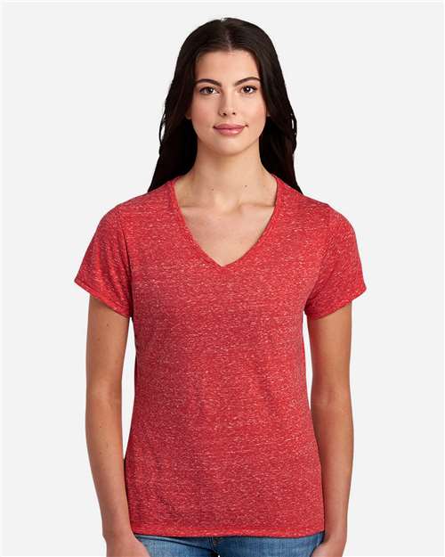 Women's Snow Heather Jersey V-Neck T-Shirt - 88WVR 16