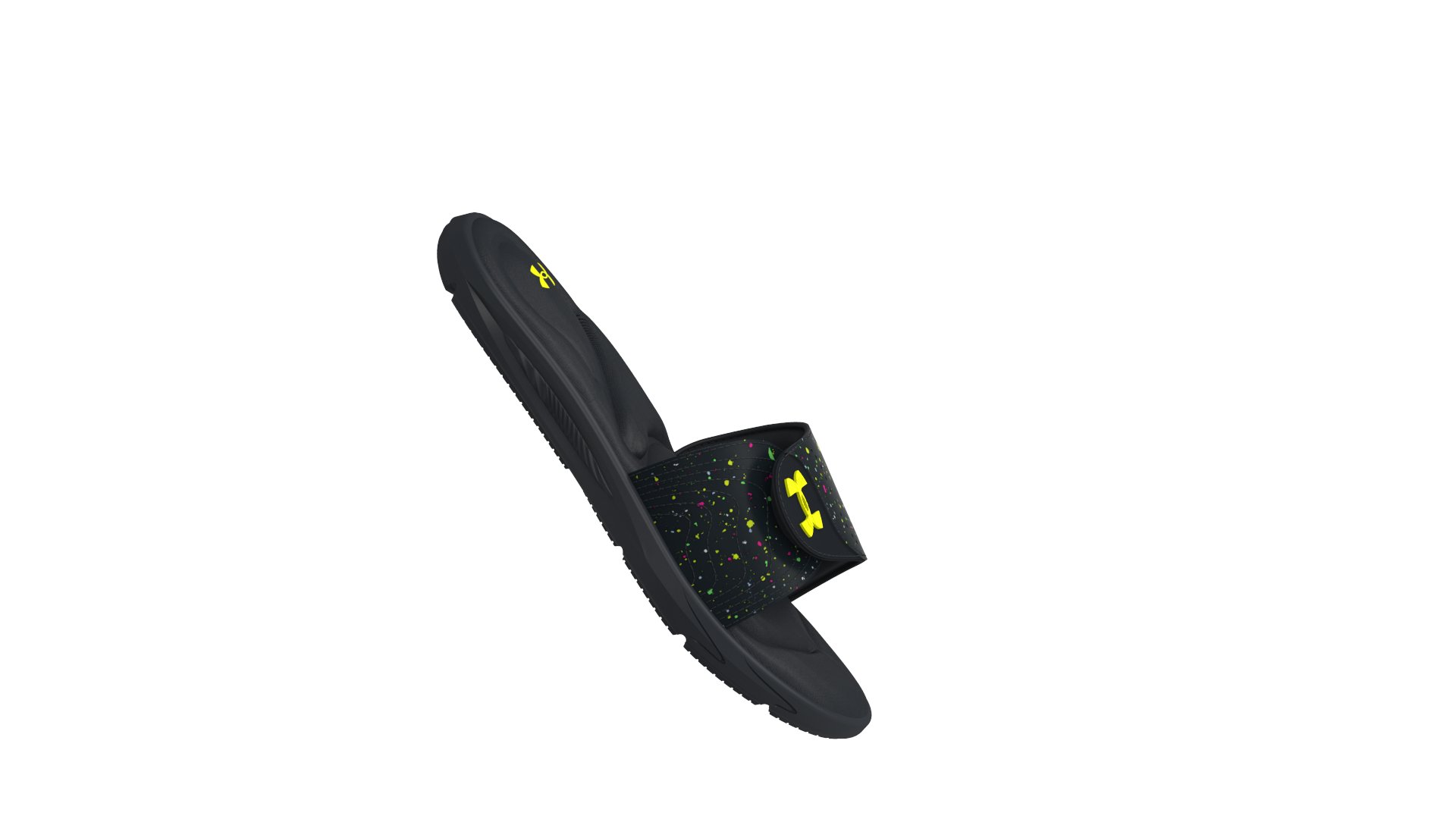 Girls' UA Ignite VI Graphic Strap Slides 5
