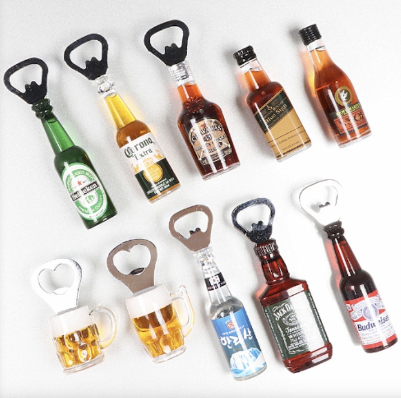 Magnetic Beer Shaped Bottle Opener 2