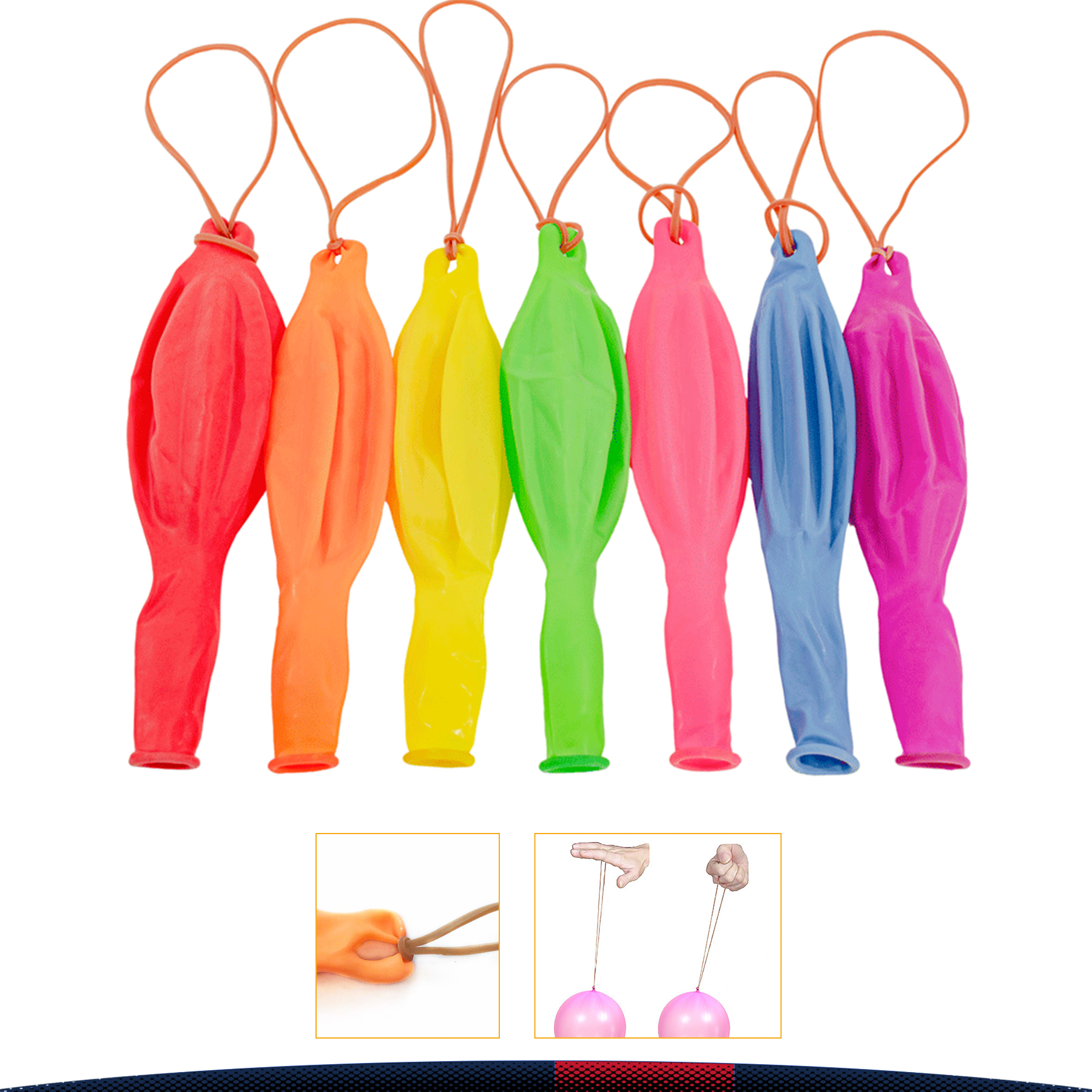 6g Elastic Force Punch Balloons 4