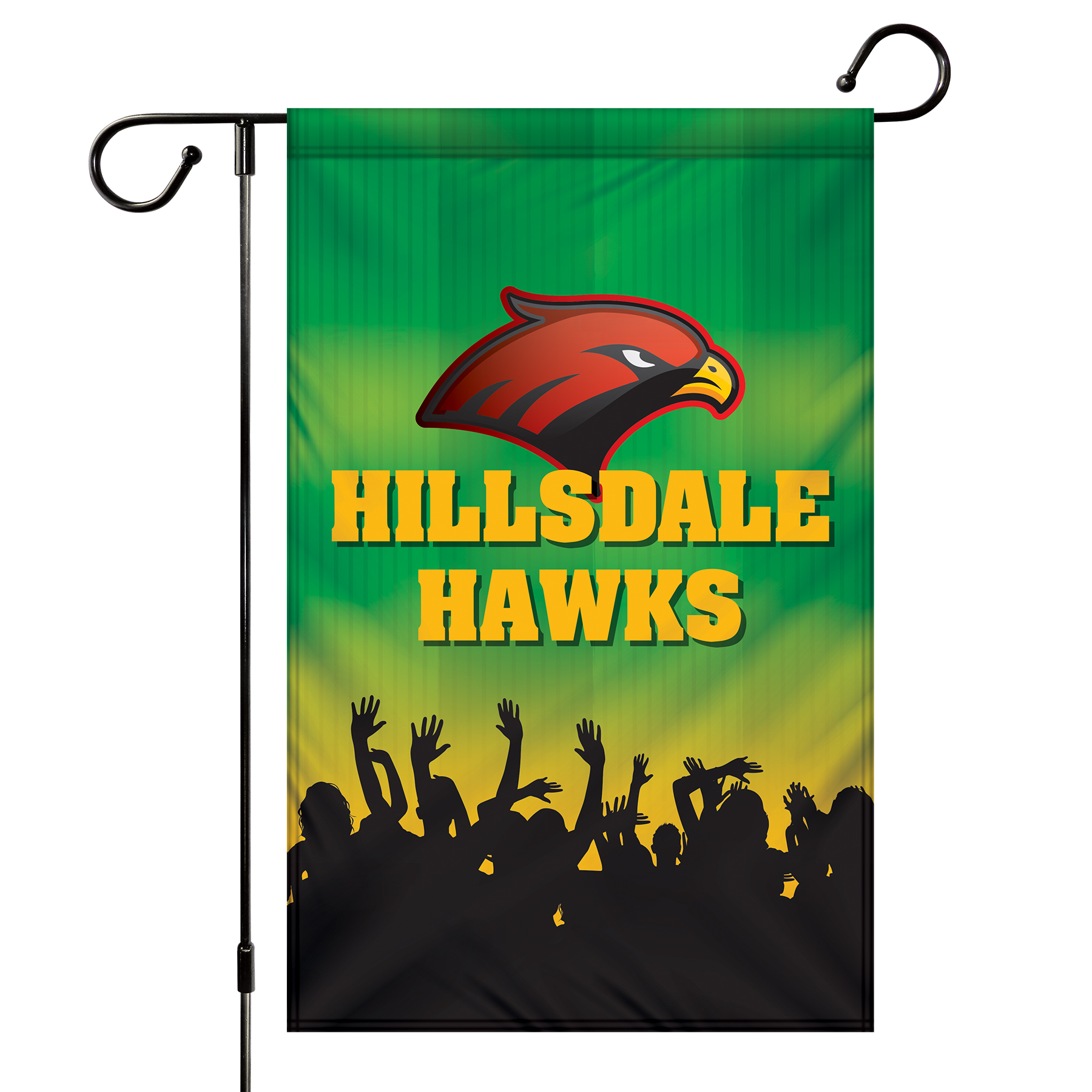 12" x 18" Custom Single Reverse Garden Banner 10
