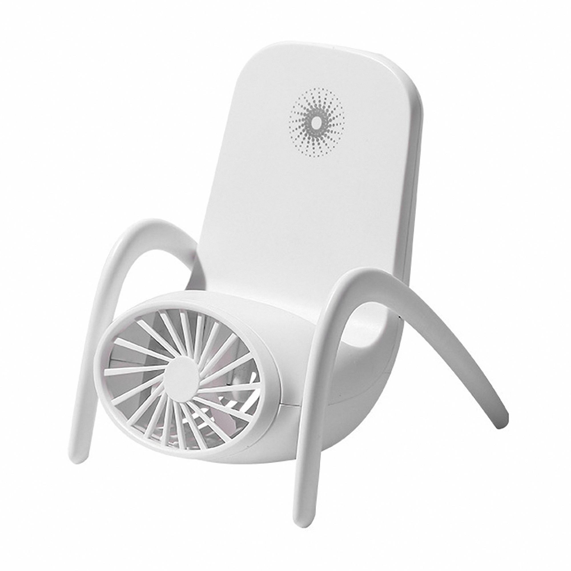 Portable USB Fan with Phone Holder and LED Night Light 4