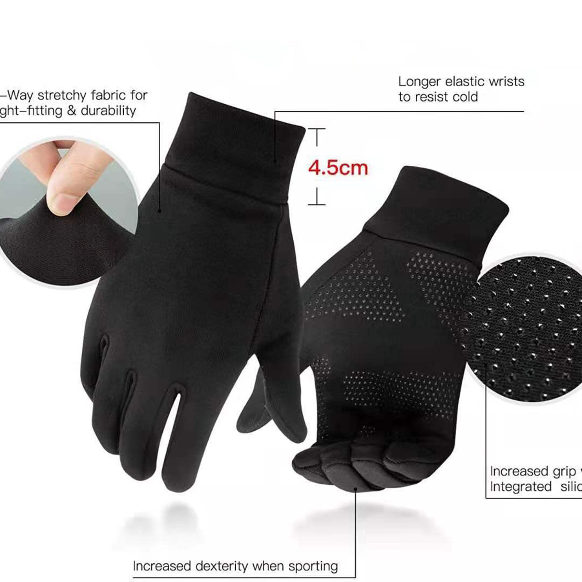 All-Season Touchscreen Bike Gloves 3