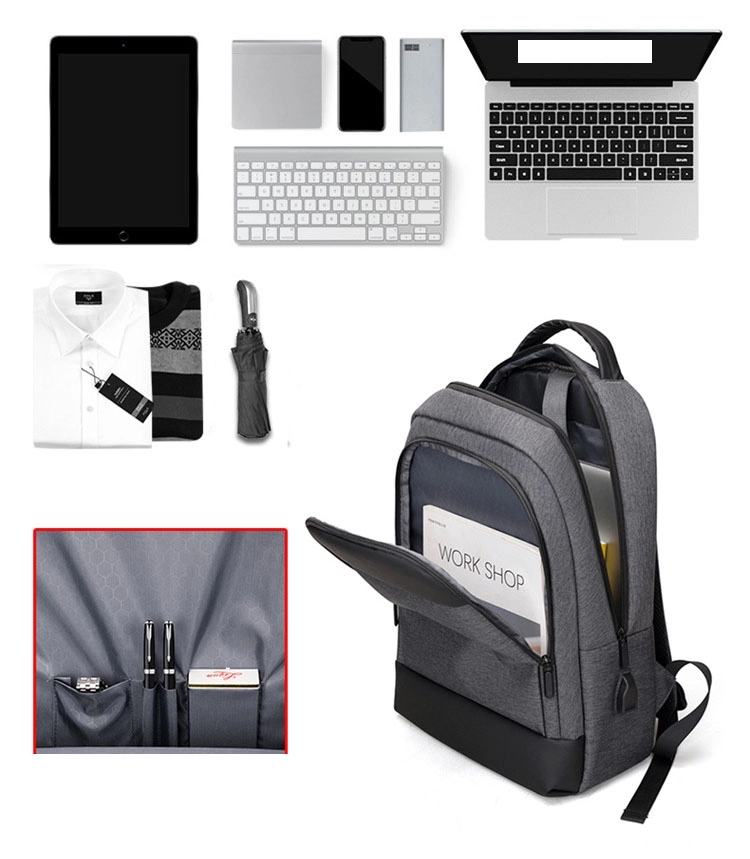 Custom  Business  Large Capacity Laptop Bags with USB  Port 18