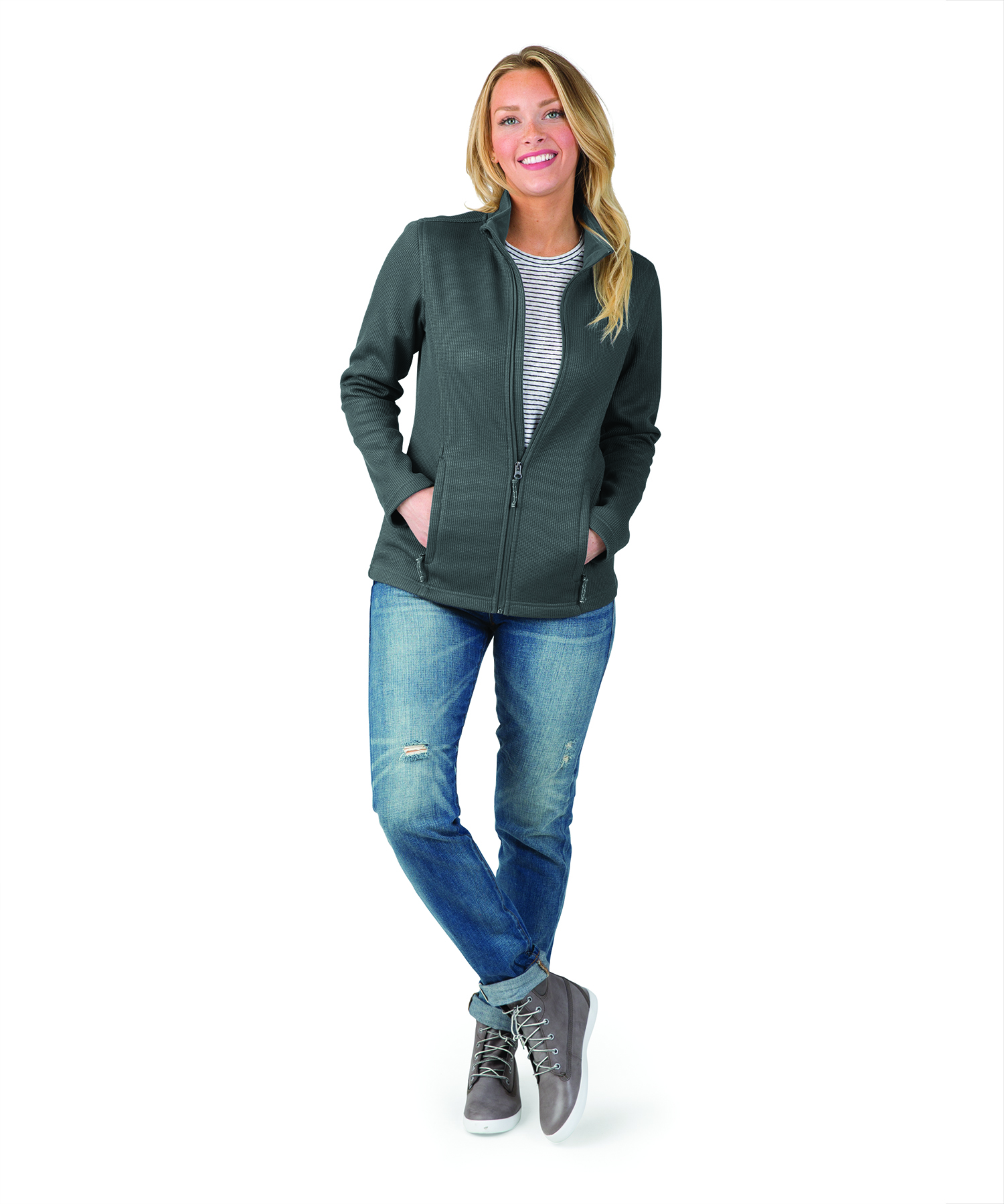 Women's Heritage Rib Knit Jacket 6