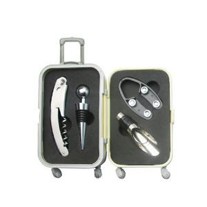 4 In 1 Suitcase Wine Opener With Corkscrew Blade And Handle 7