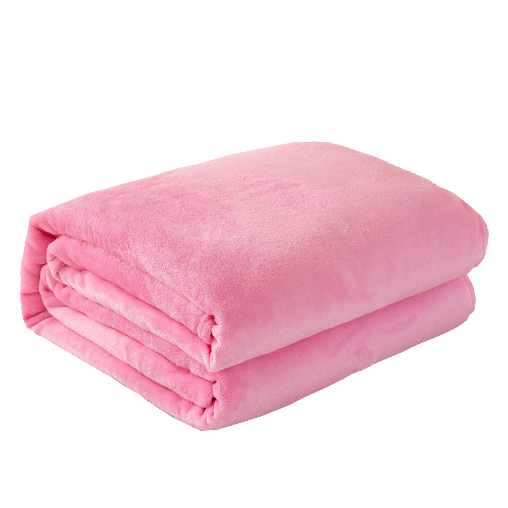 Flannel Afternoon Nap Warm Pure Color Blanket 7