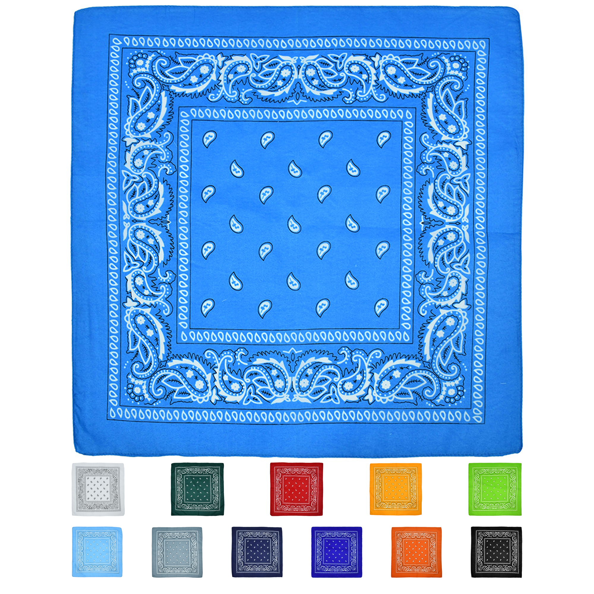 Personalized Cotton Head Bandana 3